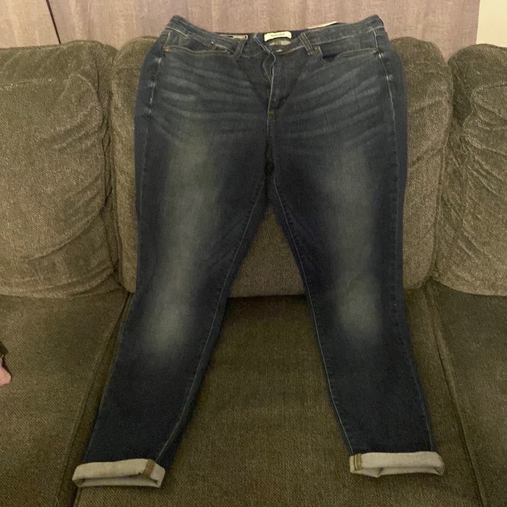 NWT Sonoma regular skinny jeans, darker wash